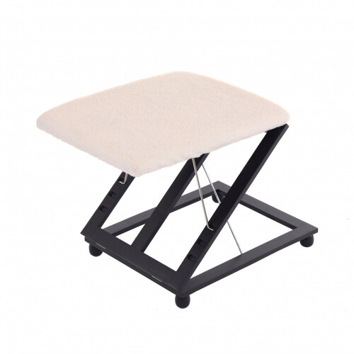 Oypla Oypla Adjustable Folding Cushion Padded Footstool Foot Leg Rest