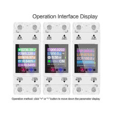 AT2PW 100A Tuya WIFI Din Rail Energy Meter Smart Switch Remote Control AC 220V Digital Volt Kwh Fre_Special Gift