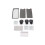 2er-Pack Datenschutz-Planen für iPhone 13 / 13 Pro 6,1" Tempered Glass 2