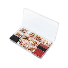 Premium Electrical Connectors Set with Copper Wire Terminals Heat Shrink Tubing AWG 2-10 Lugs - Terminal Connectors Kit with Heat Shrink - Reliable an