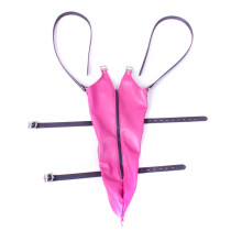 Sex Gloves BDSM Bondage Adjustable Restraints Arm Handcuffs Purple Lilac Size L Extreme Bondage Hand Tied Bracelets