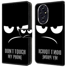(Don t Touch) high qualitycompatible Honor 200 Pro 5g Wallet Case Magnetic Clasp 3d Pattern Leather Phone Cover
