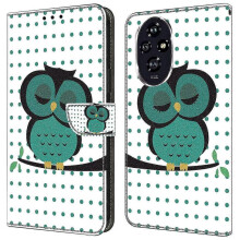 (Sleeping Owl) high qualitycompatible Honor 200 Pro 5g Wallet Case Magnetic Clasp 3d Pattern Leather Phone Cover