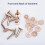 Copper Rivets and Burrs, Solid Brass Rust-Proof Studs Leather Copper Rivet compatible Leather Pure Copper Rivet Setting Tool_Special Gift 3
