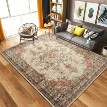 (160x230cm (5.3ft x 7.5ft), Timeless) Traditional Cashmere Rug Soft Woven Area Carpet Non Slip Living Room Bedroom Hall Floor Mat