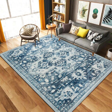 (160x230cm (5.3ft x 7.5ft), Tranquil) Traditional Cashmere Rug Soft Woven Area Carpet Non Slip Living Room Bedroom Hall Floor Mat