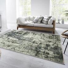 (160x230cm (5.3ft x 7.5ft), Frost) Traditional Rug Cashmere Area Rug Luxury Soft Carpet Non Slip Floor Mat for Lounge Hallway Bedroom