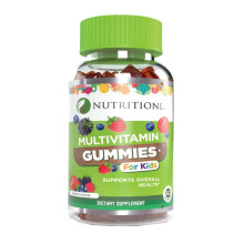 Nutritionl Kids Multivitamin Gummies 60's | Daily Vitamins for Kids with Immune, Energy & Growth Support | Fruit Flavor, Non-GMO