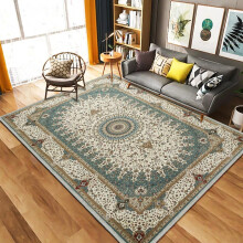 (160x230cm (5.3ft x 7.5ft), Willow Teal) Traditional Rug Cashmere Area Rug Luxury Soft Carpet Non Slip Floor Mat for Lounge Hallway Bedroom
