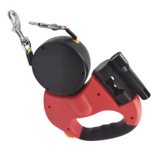 Retractable Dog Leash - Heavy Duty Extendable Pet Leash with LED Light for Night Walking Jogging Training Outdoor Use