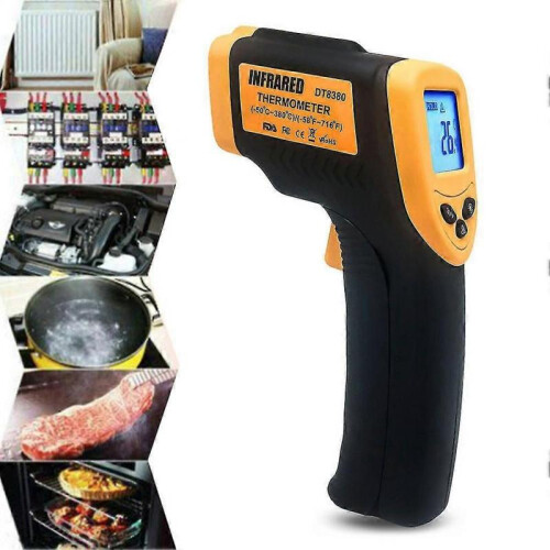 DT8380 Handheld LCD Display Infrared Thermometer Non-contact Temperature Meter 1