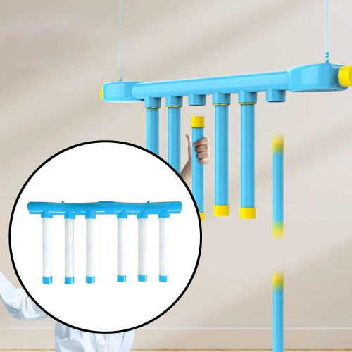 Catch All Drop Sticks Game for Kids, Competitive Hand-Eye Coordination Challenge, Blue, Fun Indoor Activity 2