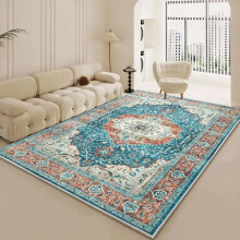 (200x290cm (6.6ft x 9.5ft), Regal) Traditional Rug Cashmere Area Rug Luxury Soft Carpet Non Slip Floor Mat for Lounge Hallway Bedroom