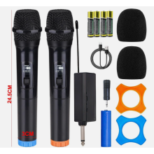 2x Professional Wireless Microphone Handheld Mic System Receiver for Karaoke KTV