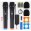 2x Professional Wireless Microphone Handheld Mic System Receiver for Karaoke KTV 1