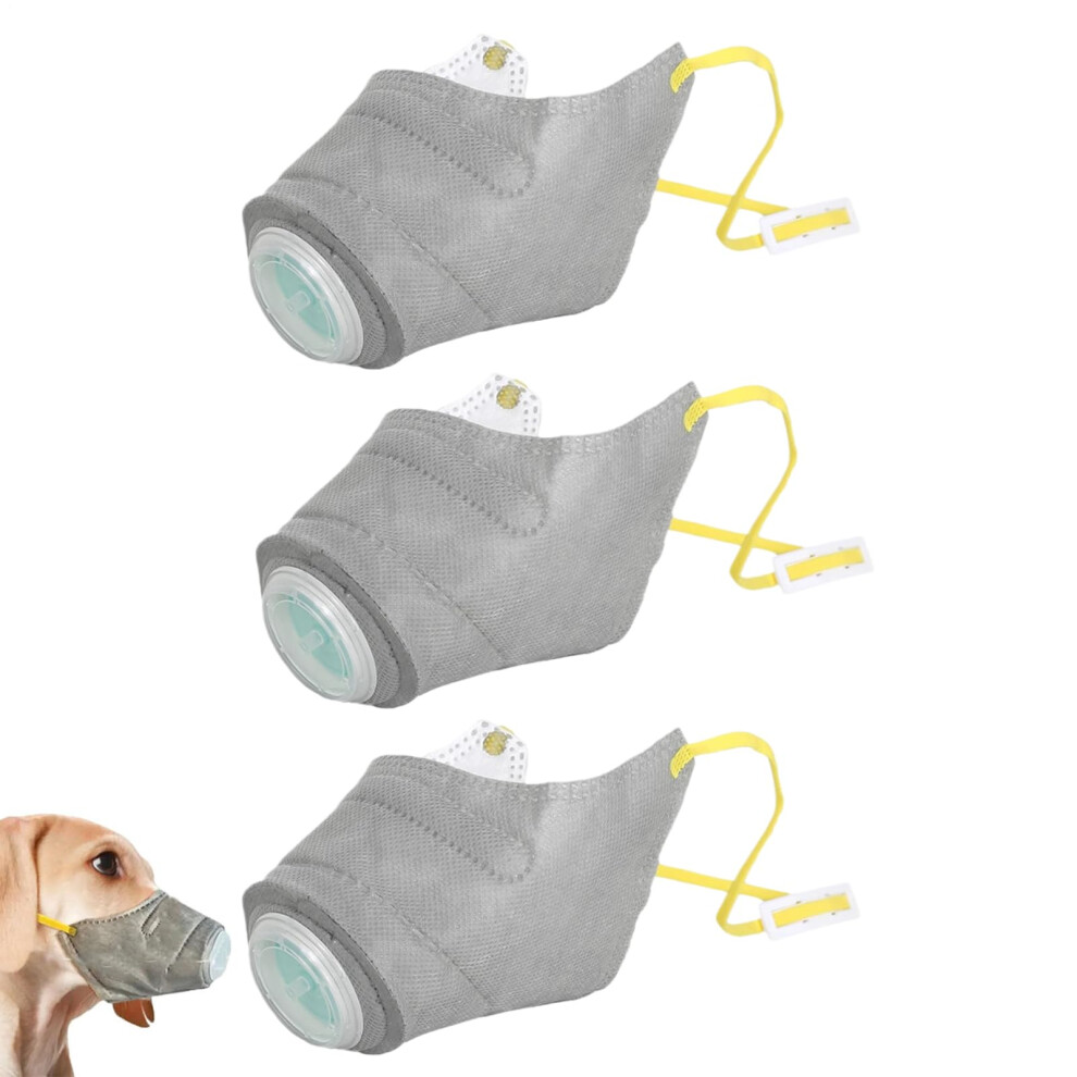 Dog Face Mask - Adjustable Reusable Puppy Respirator For Small, Medium, Large Dogs, Dust Protection For Outdoor Activities 6447073170348