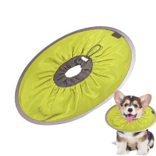 Cat Recovery Collar - Adjustable Soft Green Cat Cone Collar for Wound Care, Lightweight and Comfortable, Size Medium