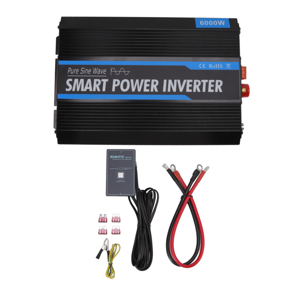6000W Pv Inverter Dc 12V To Ac Pure Sine Wave 8140816414775
