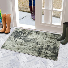 (40x60cm (1.3ft x 2ft), Frost) Traditional Rug Cashmere Area Rug Luxury Soft Carpet Non Slip Floor Mat for Lounge Hallway Bedroom