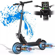 JOYOR Folding Electric Scooter Offroad 2000W Dual motor 75KM 150KG