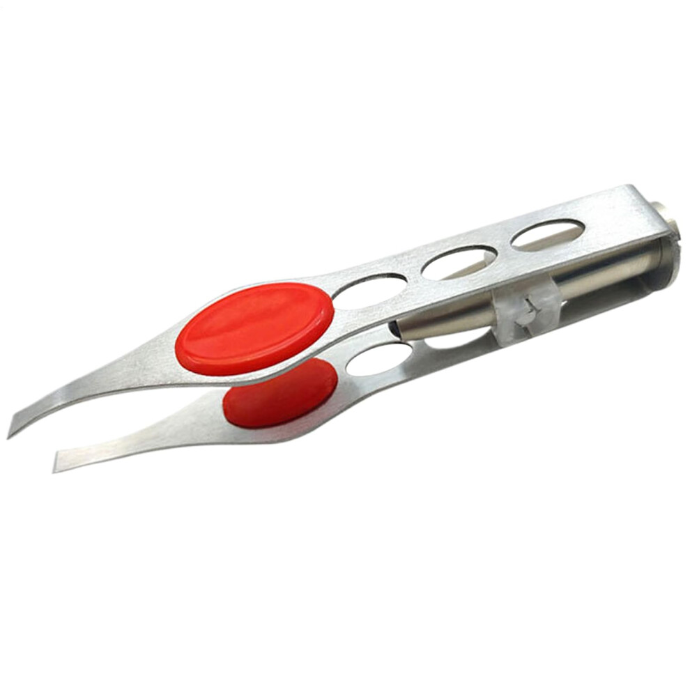 Eyebrow Tweezers for Women with LED Light, Compact Portable Precision Tweezers for Hair Removal, Ideal for Family Use