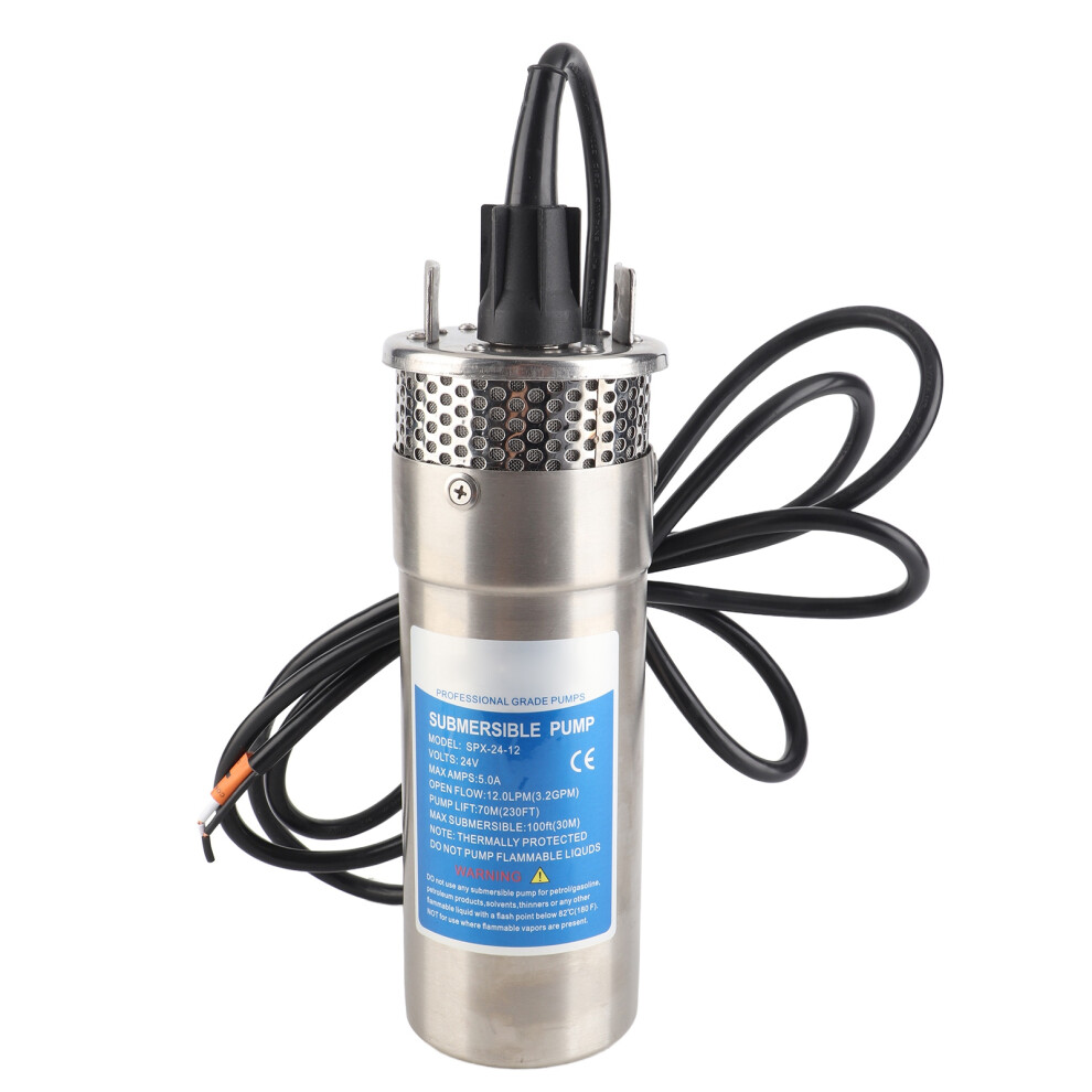 24V Submersible Well Water Pump 5A 12Lpm Maximum 8140816416205