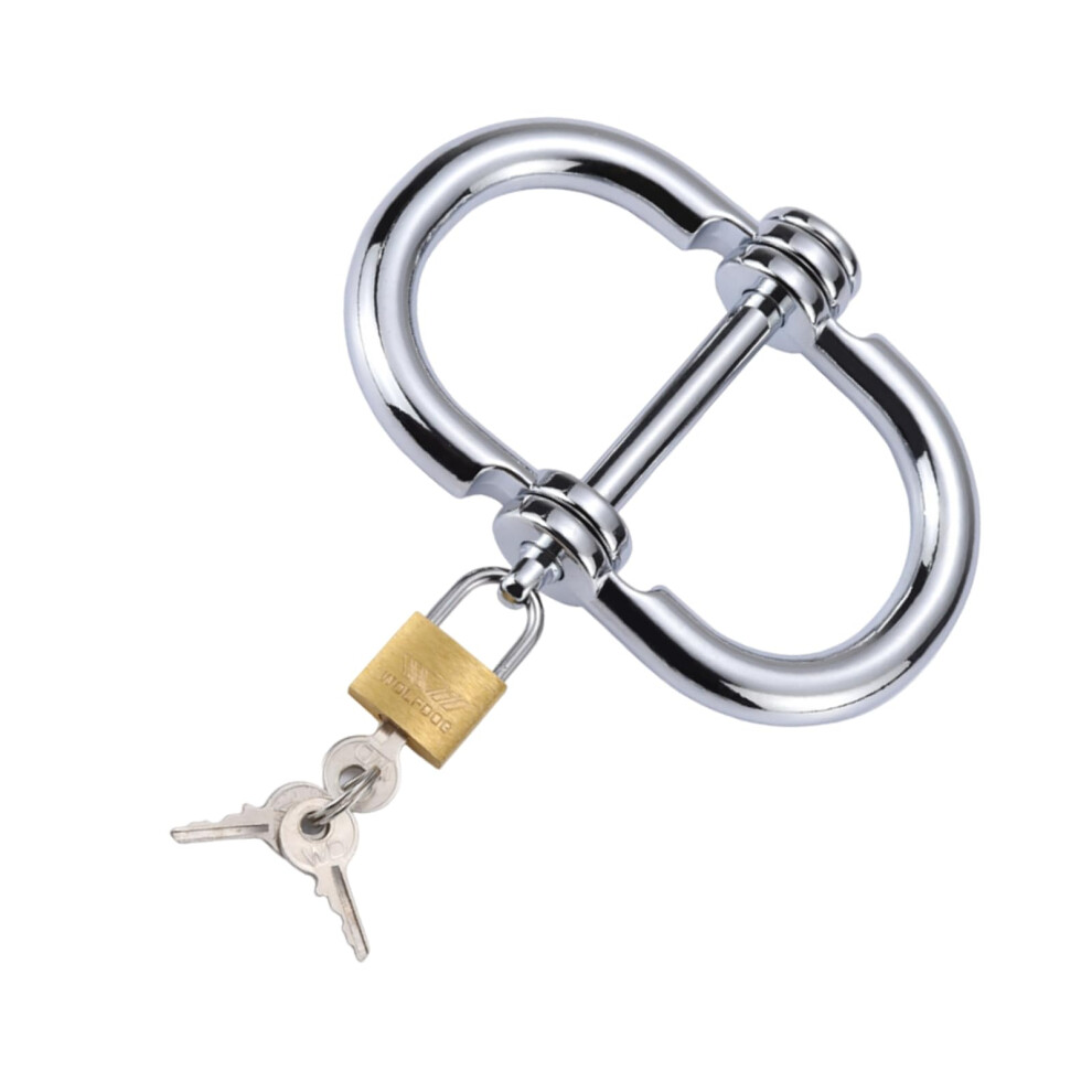 Handcuffs with Key Durable Steel Handcuffs Adult SM Sex Toy for Couples Sturdy Restraints for Bondage Play