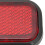Australian Car Motorcycle Safety Reflective Stickers 4pcs ABS Red Rectangular 12