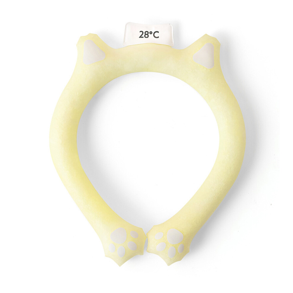 Photos - Other Trainers  Neck Cooler Summer Cooling Neckband Reusable Icy Cooling Neck Tube Portable Outdoor Sports Lasting Cool Neck C(New Yellow1)