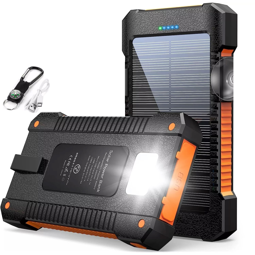 20000Mah Solar Power Bank Pack Usb Led Pack Battery Fast Charger For Phone 37637071