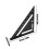 Technical Drawing Triangle with Metric Scales and Try Square | Black Metal Geometry Protractor for Engineering and Architecture 4