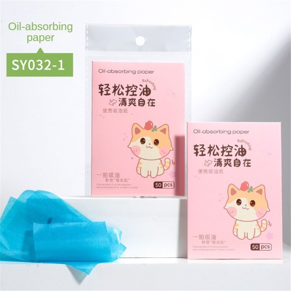 (Type#1) Lmltop Refreshing Oil-absorbing Facial Paper 50 Pieces Of Original Wood Pulp-image-OPC-PK5VPDH-NEW
