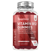 Vitamin B12 Gummies - 120 Vegan - 1000mcg - 4 Month Supply