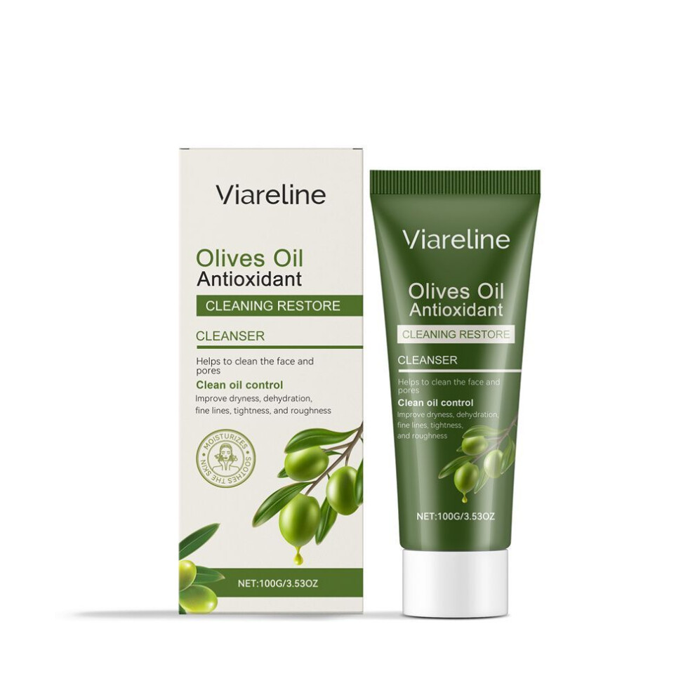 Viareline Olive Oil Cleansing Cleanser Soothing Repair Gentle Cleansing Improve