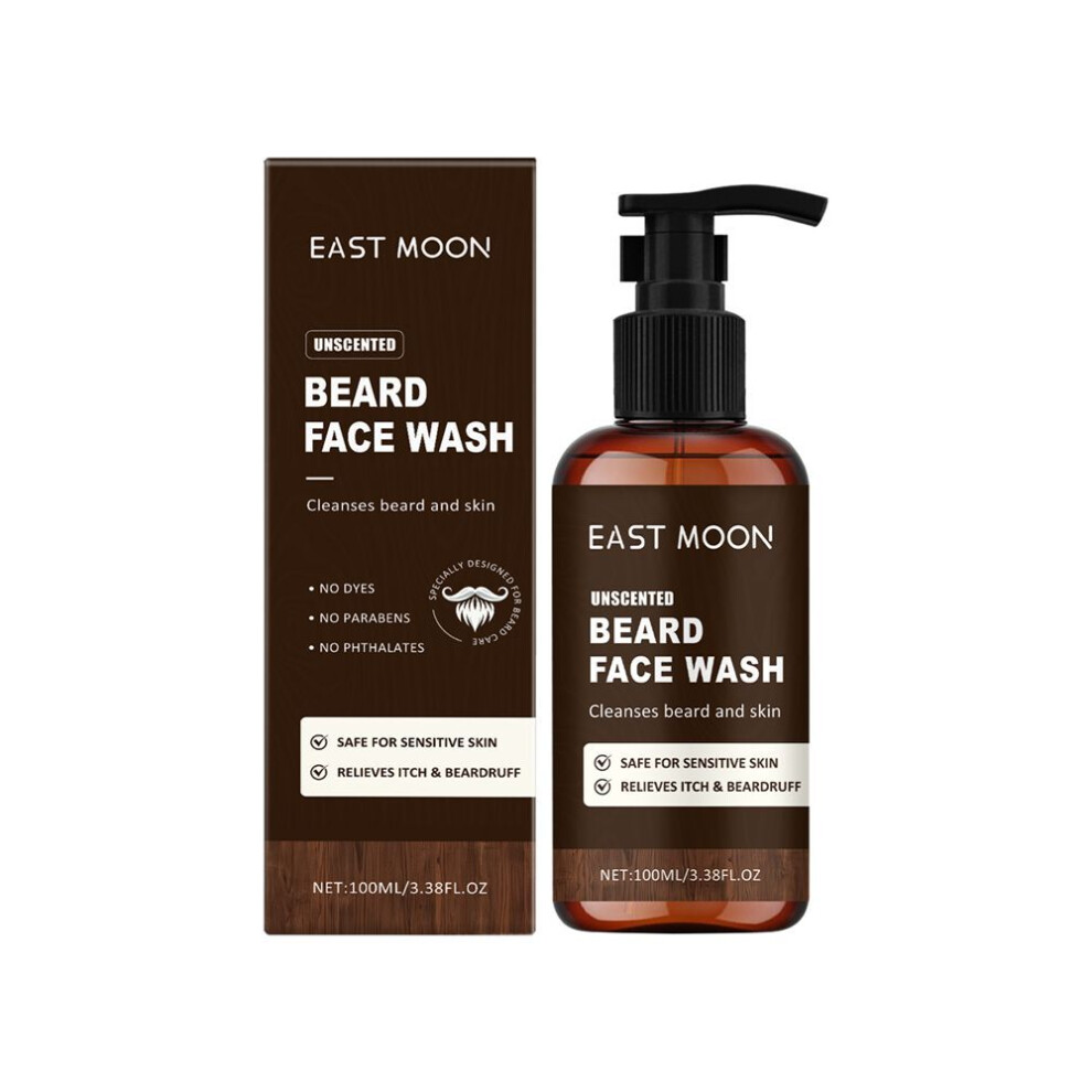 (Type#3) East Moon Beard Cleanser Mens Cleansing And Maintenance Care Nourishing Beard