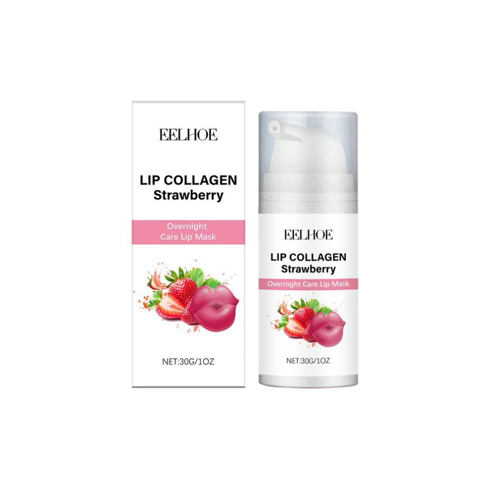 Eelhoe Strawberry Moisturizing Sleeping Lip Mask Prevents Chapped Skin And