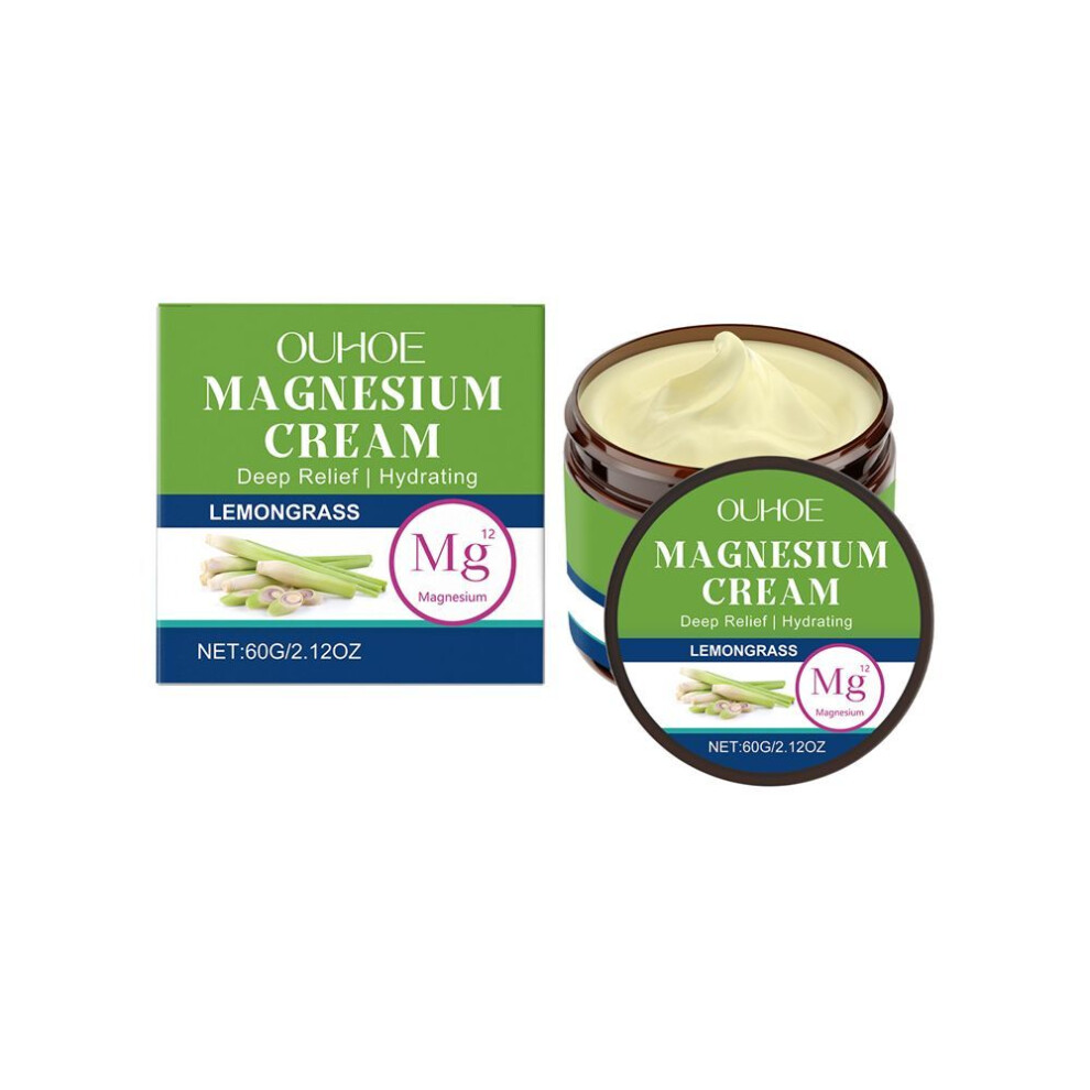 Ouhoe Lemongrass Soothing Magnesium Cream Muscle Soothing Relief Discomfort Care