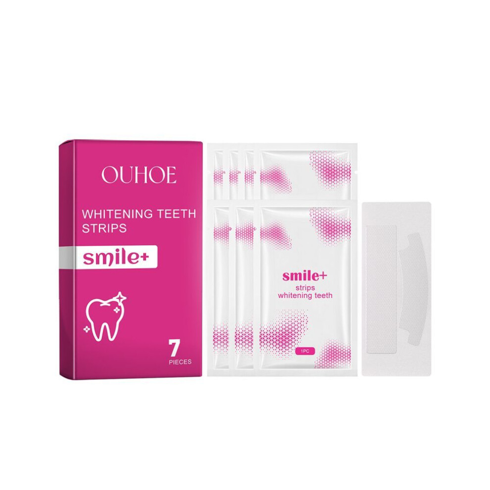 Ouhoe Teeth Whitening Stickers Deep Cleans And Removes Yellowness To Improve