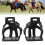 Aluminium Reitstirrufe mit Rindslederüberzug, 3,5 cm 1
