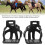 Aluminium Reitstirrufe mit Rindslederüberzug, 3,5 cm 8