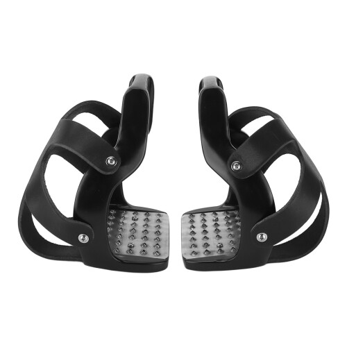 Aluminium Reitstirrufe mit Rindslederüberzug, 3,5 cm 1