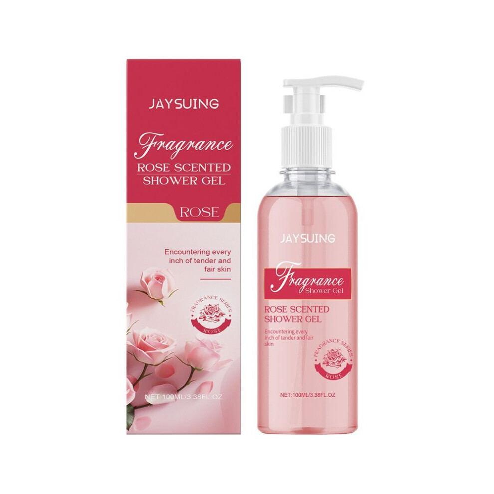 Ladies Fragrance Transparent Shower Gel Cleaning And Moisturizing Fragrance Rose