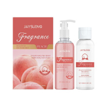 Womens Fragrance Shampoo And Bath Set White Peach Fragrance Delicate And Dense