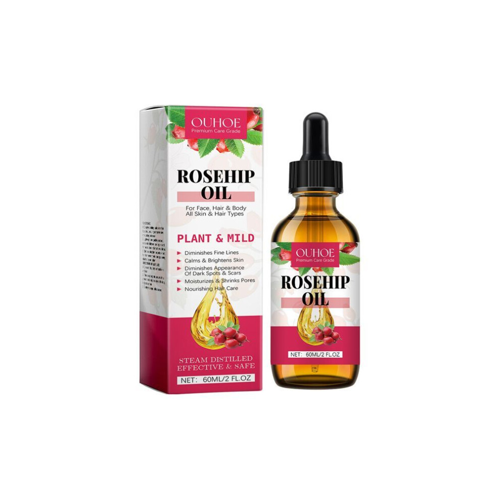Ouhoe Rosehip Oil Moisturizing Brighten Skin Color Essential Oil Anti-dry