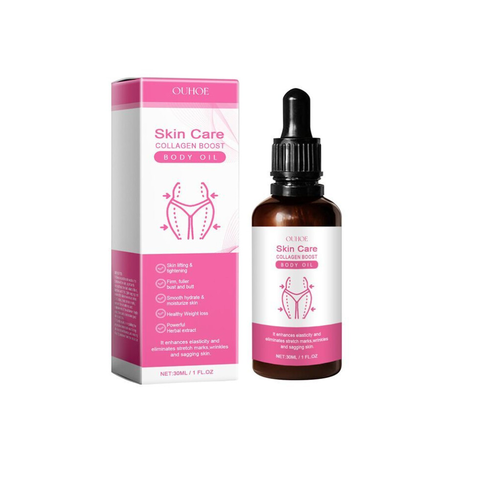 Cream Revitalizing Collagen Infused Oil - Anti-Wrinkle, Anti-Stretch Mark, Firming And