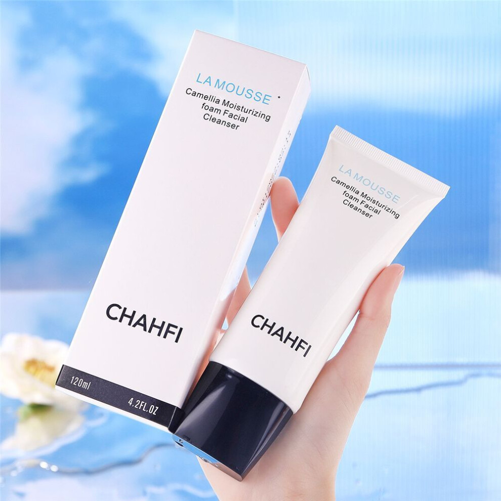 Chahfi Camellia Foam Facial Cleanser Deep Cleansing Hydrating And Moisturizing