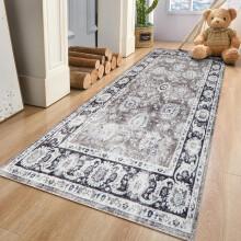 (80x150cm (2.6ft x 5ft), Harmony) Traditional Cashmere Rug Soft Woven Area Carpet Non Slip Living Room Bedroom Hall Floor Mat