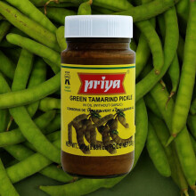 Priya Green Tamarind Pickle – 300g | Authentic South Indian Taste | Spicy & Tangy Chintakaya Achar