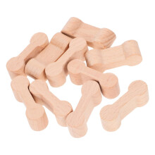 Wooden Track Connectors Set of 20 Railway Rail Accessories 3.50X1.30X1.20CM Compatible with Wooden Train Tracks