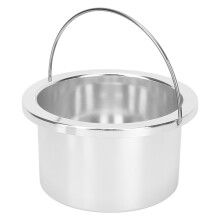 Silber Wachs Wärmer Ersatzschale 100mm für Haarentfernungsgerät Tragbar
